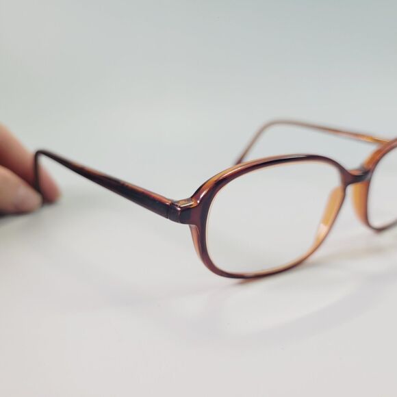 Modern Optical Ralph Brown 56-17 140 full rim eyeglasses full rim frame - Picture 5 of 10